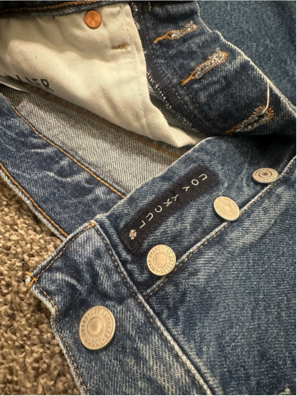 Lucky Brand Women's Blue Traveler Relaxed Jean Shorts Size 26 - Picture 13 of 13